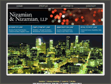 Tablet Screenshot of nizamian.com